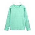 thumbnail image 7 of yillto Womens Long Sleeve Shirts Cotton Crewneck Basic Tees Tops Soft Comfy Solid Color Tshirts, 7 of 7