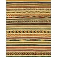 thumbnail image 1 of Ahgly Company Indoor Rectangle Abstract Orange Oriental Area Rugs, 2' x 3', 1 of 6
