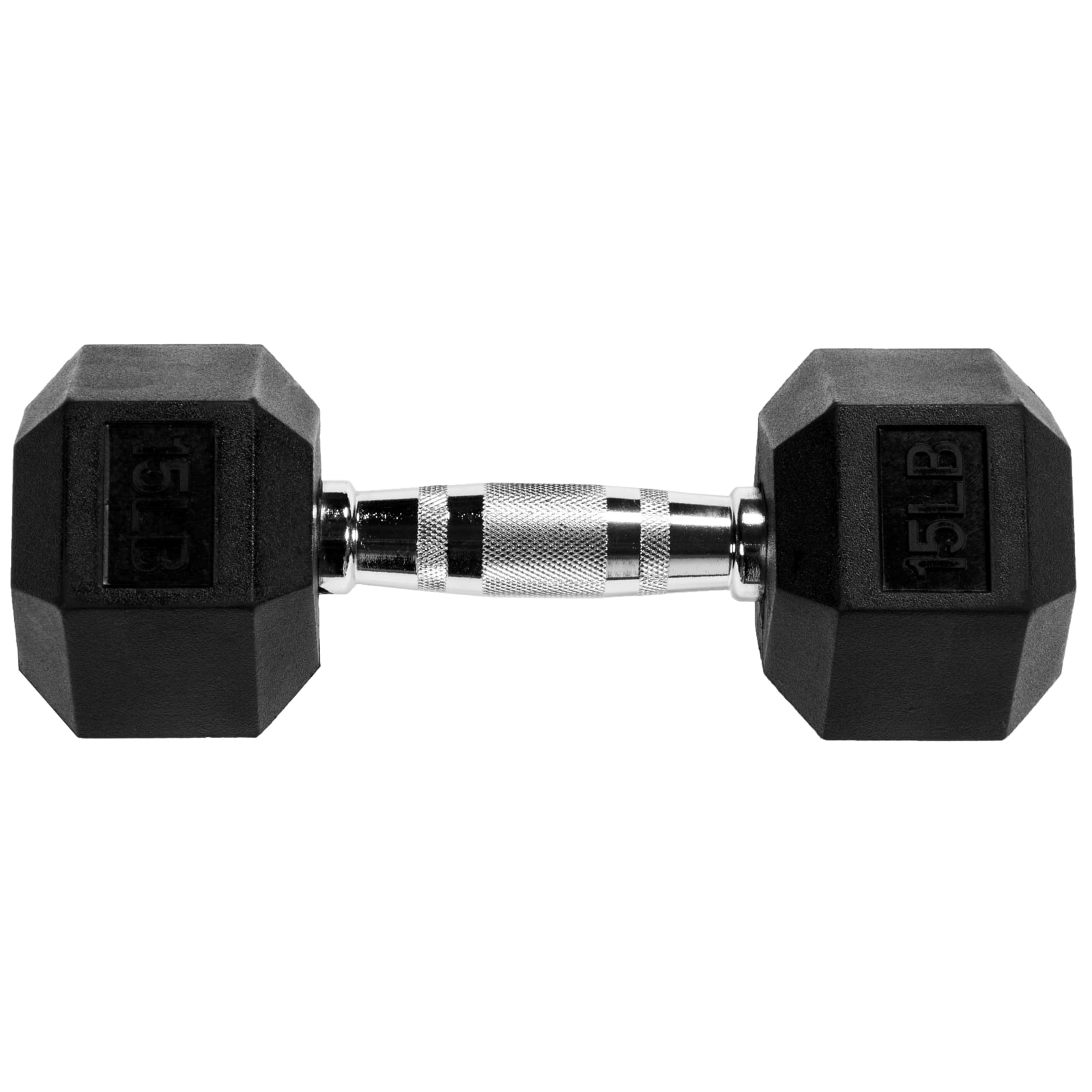 Gianna 15 lbs Hex Dumbbells with Rubber Coated, Hand Weights for Exercises and Fitness