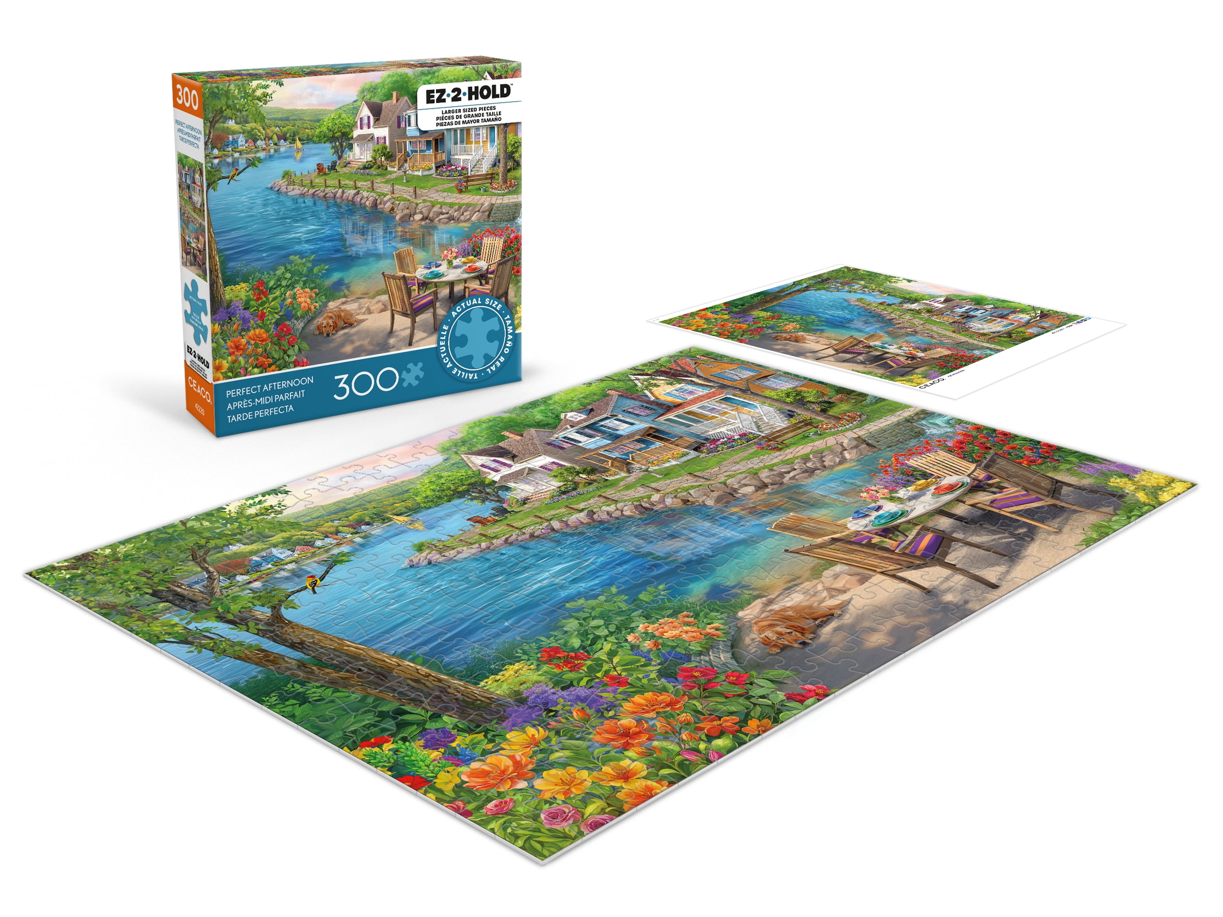Ceaco Bigelow Perfect Afternoon 300-Piece Interlocking Jigsaw Puzzle for Adults Ages 14+