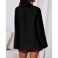 thumbnail image 3 of Blazer BTFBM 2025 de otoño, oversize, negro, talla mediana, 3 of 8