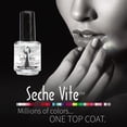 thumbnail image 2 of Seche Vite Dry Fast Top Coat Nail Polish, Alcohol-Free Quick Dry Clear Nail Polish, 0.5 fl oz, 2 Pack, 2 of 7
