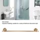 thumbnail image 4 of Toallero De Baño, Barra De Toalla De Estilo Vintage Montada En La Pared De Cobre, Gancho Para Bata, Toallero Para El Hogar, Apartamento, Hotel, Baño, 4 of 7