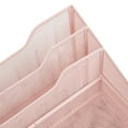 thumbnail image 5 of Mind Reader Desktop Organizer, File Holder, Paper Trays, Metal, 12.5"L x 11.5"W x 9.5"H, Pink, 5 of 9