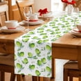 thumbnail image 5 of Green Lemons Table Runner 72 Inches, Summer Watercolor Blue Bow on Fruits Bed Runner Dresser Scarves Tabletop for Indoor Outdoor Parties/Ceremony/Banquet, 14" x 72", 5 of 9