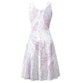 thumbnail image 4 of Drses Sleeveless Dress for Women Summer Ladies Summer Fashion Printed Sleeveless Long Dress Sundress for Women 2024, 4 of 5