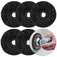 thumbnail image 1 of Strip Discs Stripping Wheel for Angle Grinder, Strip Discs Abrasive 4'' x 5/8'', Paint Stripper Wheels for Clean and Remove Paint Rust Oxidation, Black, 5 PCS, 1 of 5