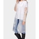 thumbnail image 4 of Chubasquero transparente de Eva para mujer, ponchos impermeables para la lluvia, ropa impermeable larga, impermeable ligero con capucha, para viajes, pesca, senderismo, uso diario, tamaño gr, 4 of 5