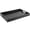 Black Leather, variant on Rectangle Faux Leather Decorative Serving Tray with Handles,Modern Elegant Tray for Ottoman,Coffee Table,Perfume Display,Multi‑Scene Household Use
