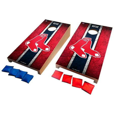 Boston Red Sox Coin Set - Boston Red Sox Desktop Vintage Cornhole Game Set - No Size