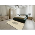 thumbnail image 5 of Ahgly Company Machine Washable Indoor Rectangle Transitional Moccasin Beige Area Rugs, 3' x 5', 5 of 7