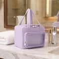 thumbnail image 5 of Portable Leakproof Insulated Lunch Bag for Women Reusable Lunch Tote Cooler Bag Soft Expandable Thermal Lunchbox Food Carrier Pouch for Work Picnic，Purple, 5 of 5