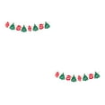 thumbnail image 1 of Naiovety Banderines de decoración navideña de tela, suministros encantadores para fiestas, regalos de Navidad, pancarta de suministros para Type8 NO8, 1 of 6