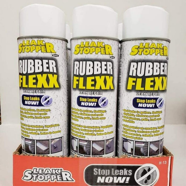 Gardner 18 oz. LEAK STOPPER RUBBER-FLEXX Sealant (Black) 0316-GA - The Home  Depot