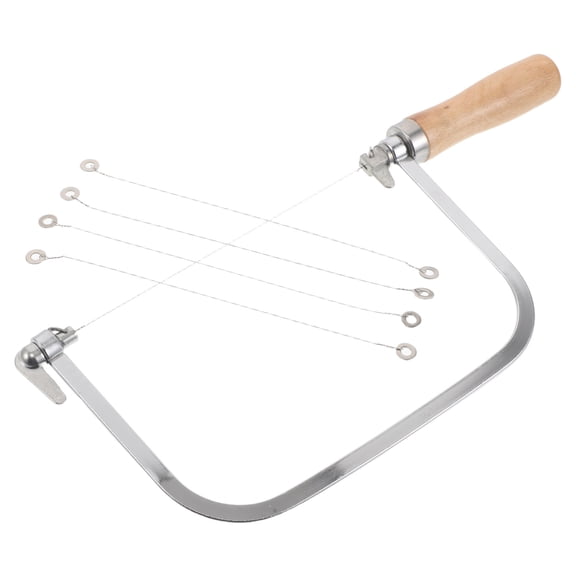 LOLIPPYY Adjustable Wire Soap Cutter with Wooden Handle, 1 Set for Professional Handmade Soap Making and Crafting