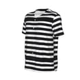 thumbnail image 6 of Fotbe Black And White Stripes Baseball Jersey Shirt for Men and Women, Casual Short Sleeves Button Down T-Shirt-X-Large, 6 of 9