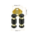 thumbnail image 2 of Uxcell Wall Mount Metal Pool Cue Clips Billiards Stick Holder Rack Clips, Gold Tone 10 Pack, 2 of 5