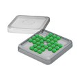 thumbnail image 4 of kusrkot Jeu de Solitaire Traditionnel Classique Jeu d'Échecs pour Fête Amis Vert, 4 of 9