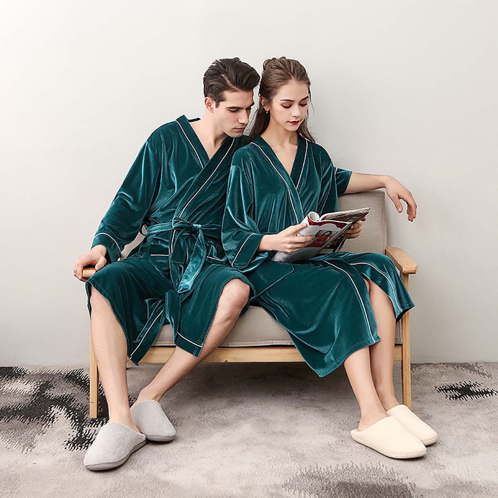 Fvwitlyh Housecoats pour les Femmes Peignoir Peignoir Peignoir Serviette de Bain Hotel Nightrobe Femmes Peignoir Jupe Epaissie Soutien Gorge Femmes et Absorbant Rose L Walmart