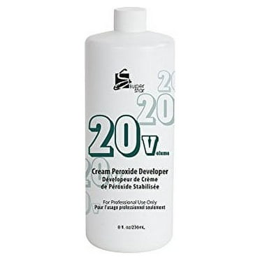 Super Star Stabilized Cream Peroxide Developer 20 Volume, 8 oz, 2 Pack