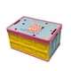 thumbnail image 3 of Caja de camping plegable, organizador de almacenamiento, portátil, resistente, apilable y plegable. tapa azul, 3 of 9