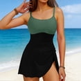 thumbnail image 6 of HAPIMO Women's One Piece Swimsuit with Detachable Tie Wrap Skirt Modest Beach Swim Suits 2026 Summer Slim Fit Bathing Suits for Pool Vacation Army Green XXL, 6 of 9