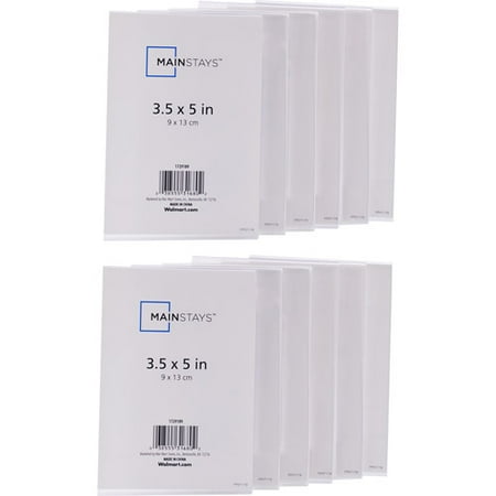 Mainstays 3.5"x5" Clear Bent "l" Frame,