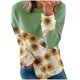thumbnail image 2 of Puntoco moda mujer cuello redondo manga larga camiseta otoño estampado blusa suelta tops Puntoco Puntoco-4385, 2 of 9