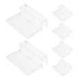thumbnail image 1 of CRILSTYLEO 6Pcs Acrylic Aquarium Lid Clips Clear Glass Fish Tank Cover Holders for Rimless Tanks, 1 of 8