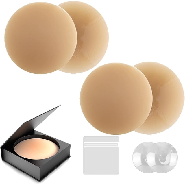 LUXRUB Go Braless! Cache-Tétons Sans Couture Respirant Ultra-Fin Invisible