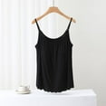 thumbnail image 1 of SDNall Blouse Femme Unie Décontractée Mode Col Rond Régulière Sans Manches Vêtements de Nuit Hauts, 1 of 9