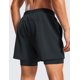 thumbnail image 2 of Shorts CRZ YOGA Hombre 2 en 1 5" Forro Secado Rápido Negro L, 2 of 6