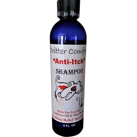 Natural Dog Shampoo for Dry Itchy Sensitive Skin- Allergy Relief Formula. Dog Bath for Smelly Dogs with Tea Tree Oil That Soothes Hot Spots & Conditions.
