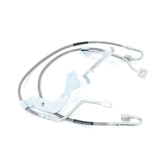 Rough Country Front Stainless Brake Lines for 2017-2023 Ford Super Duty - 89709