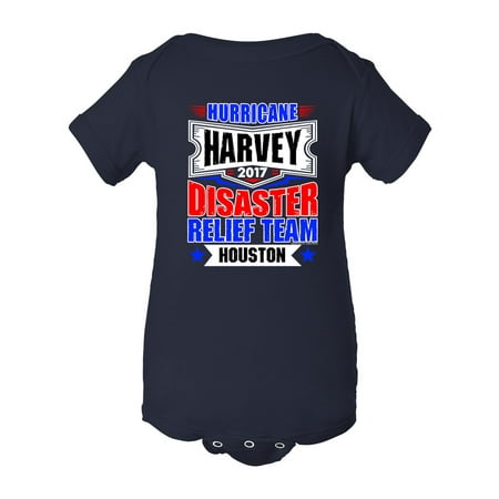 

Hurricane Harvey Disaster Relief Team Houston 2017 DT Infant Baby Rib Bodysuit