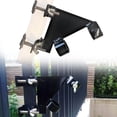 thumbnail image 4 of No Drill Design Flag Pole Holder Perfect For Balconies And Metal Railings, 4 of 5