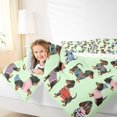 thumbnail image 3 of Homewish Kawaii Dachshund Dog Twin Comforter Sets,Lovely Pet Bedding Set,Green,Reversible,2 Pieces,1 Comforter and 1 Pillowcase, 3 of 7