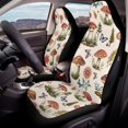 thumbnail image 4 of Chririnla Stretch Car Seat Covers for Auto Polyester Washable Automotive Seat Covers, Mushroom Butterfly Floral Print, 4 of 12