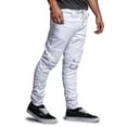thumbnail image 6 of Victorious Men's Scrunch Stacked Biker Twill Jogger Pants JG882 - White - 4X-Large, 6 of 6