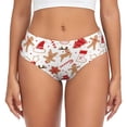 thumbnail image 1 of Balery Gingerbread Holiday Sweets Ropa Interior de Algodón para Mujer con Dibujo – Braguitas Cómodas y Elásticas, Estilo Clásico-X-Large, 1 of 6