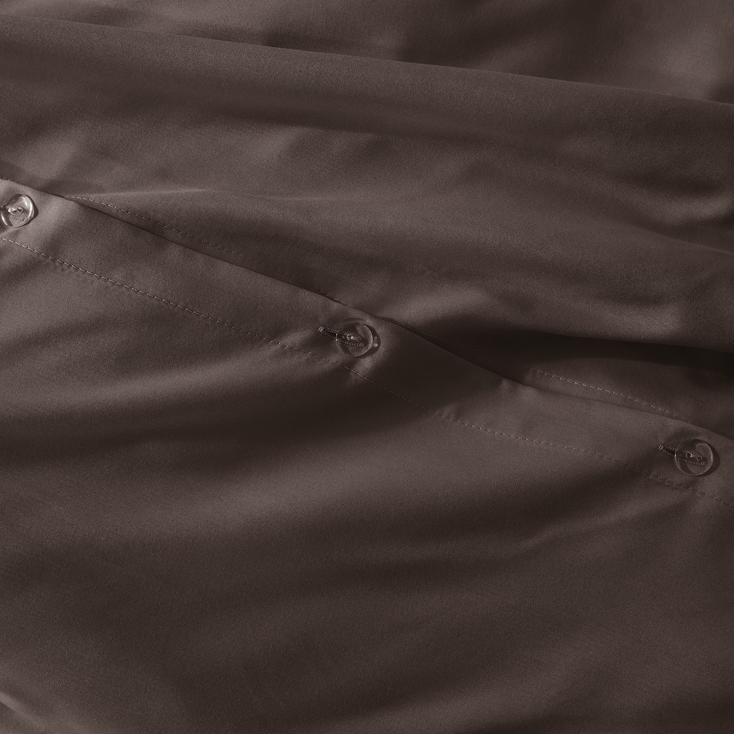 LammaLoe Duvet Cover King 3 Piece, Luxury Microfiber Bedding Sets with 2 Pillow Shams, chocolate Brown