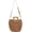 Brown2, variant on LinYooLi Market Basket Woven Straw Grocery Basket Shopping Bag Wicker Picnic Basket with Handle for Home Outdoor Handbag