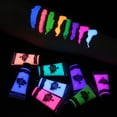 thumbnail image 3 of Pintura de lámpara Negra UV Neon para Cuerpo Luminosas (8 Botellas de 0,34 Oz Cada Una) - Pintura Fluorescente Reactiva a la lámpara Negra - BLESIY Pintura facial y corporal, 3 of 8