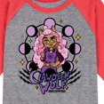 thumbnail image 3 of Monster High - Clawdeen Wolf - Toddler And Youth Raglan Graphic T-Shirt, 3 of 6