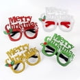 thumbnail image 4 of Gafas de Navidad con purpurina NQ Accesorios de decoración navideña estilo aleatorio, 4 of 5