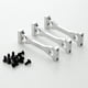 thumbnail image 4 of Soporte de chasis central de metal CNC para camión Tamiya 1:14 56301, 56304, 56309 y 56314 plata, 4 of 7