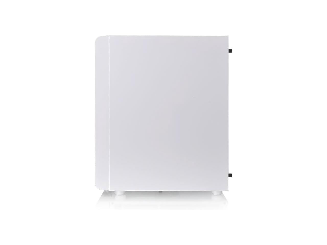 Thermaltake S200 Plus TG ARGB Snow ATX Tempered Glass Mid Tower Gaming Computer Chassis with 120mm ARGB Lite Front Fan Pre-Installed CA-1X2-00M6WN-01