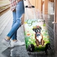 thumbnail image 3 of Boxer Hello Spring Time Flower Floral Nature Travel Luggage Cover Boxers Dog Lover Gifts Idea Suitcase Dust Protective Decor - 02031, 3 of 5