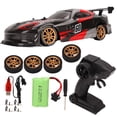thumbnail image 2 of Modèle de Voiture à Quatre Roues Motrices, Voiture de Course RC 2.4GHz avec Accélérateur Proportionnel, Lumières LED, Deux Ensembles de Pneus 370 pour Adulte, 2 of 7