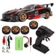 thumbnail image 1 of Coche RC de alta velocidad 1/16, tracción en las cuatro ruedas, coche RC a la deriva de 2,4 GHz para más de 8 exteriores, negro y rojo YUNYI BRAND  Deportes, 1 of 8